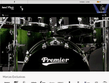 Tablet Screenshot of importmusicchile.com